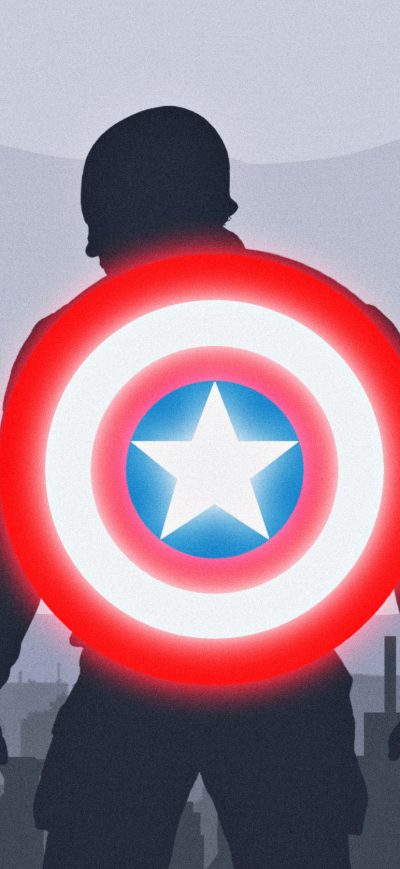 Fond d'écran iPhone Captain America Shield Artwork