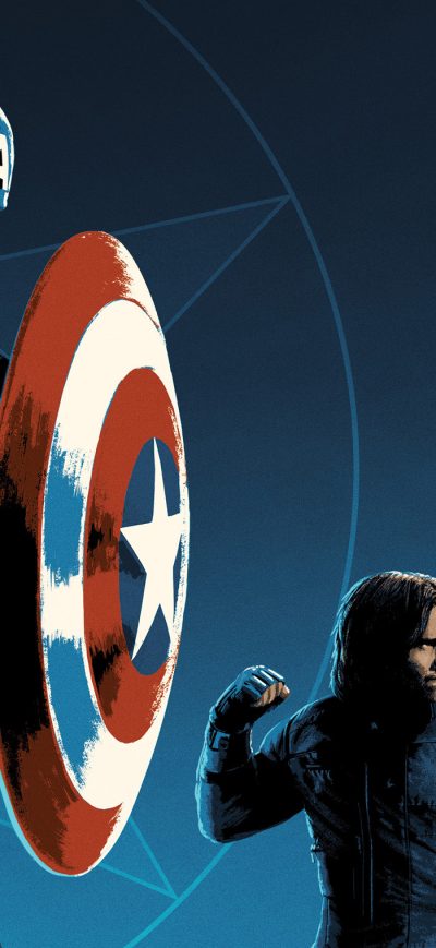 Fond d'écran iPhone Captain America Civil War Imax Art