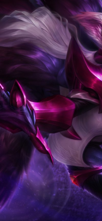 Fond d'écran iPhone Challenger Ahri League Of Legeneds 8k