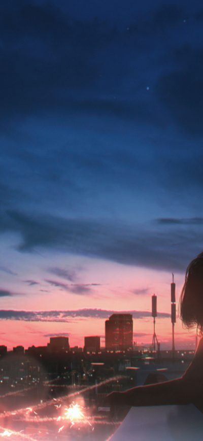 Fond d'écran iPhone Anime Girl Not Goodbye 5k