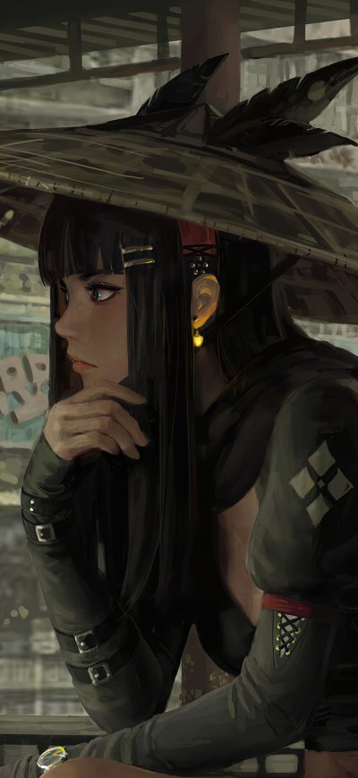 Fond d'écran iPhone Train Stop Anime 4k
