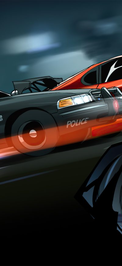 Fond d'écran Midnight Outlaw 4k sur iPhone