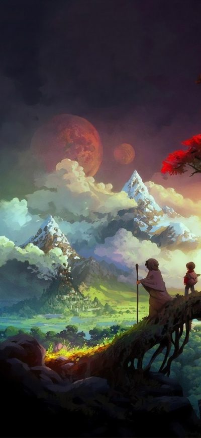 Fond d'écran Exploring The Hidden World 4k sur iPhone