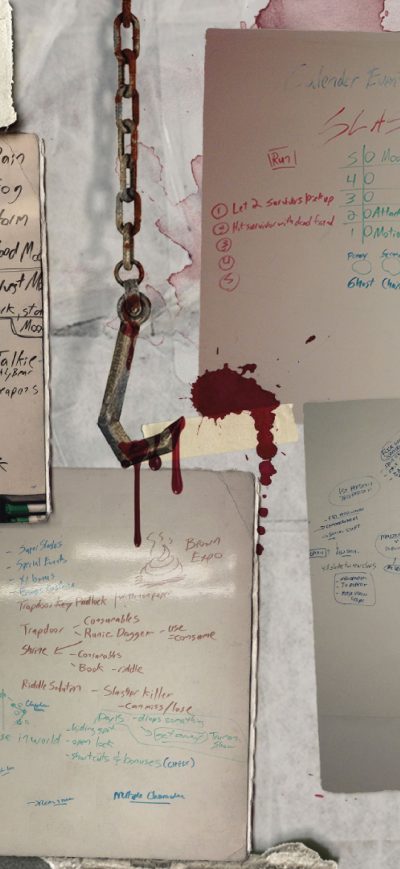 Fond d'écran iPhone Dead By Daylight Whiteboard