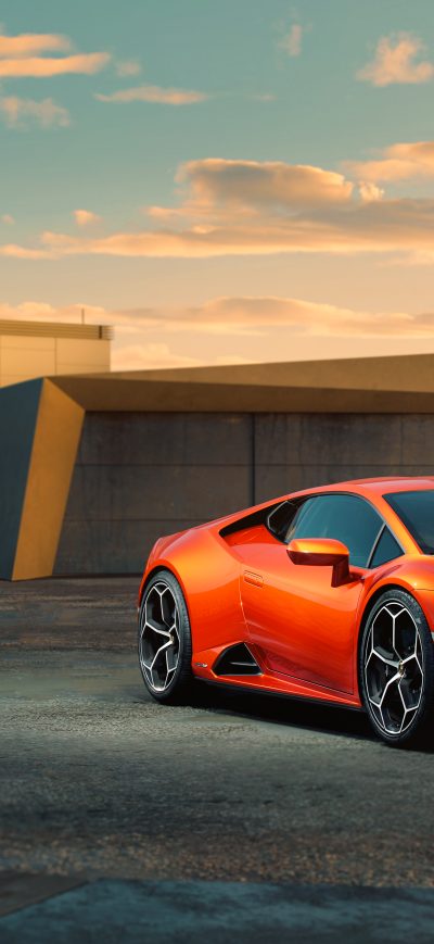 Fond d'écran iPhone Lamborghini Huracan EVO 10k 2019