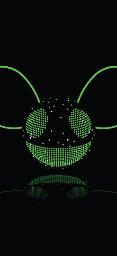 Fond d'écran iPhone Deadmau5 Dark Green