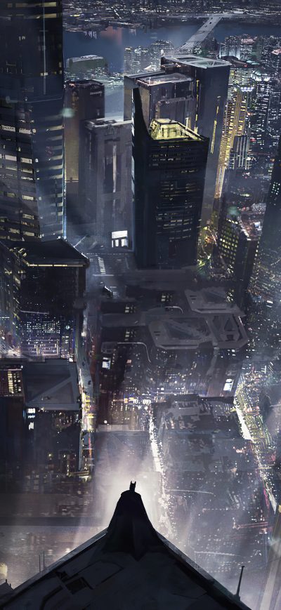 Fond d'écran iPhone Batman Gotham City 4k New