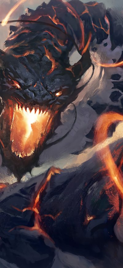 Fond d'écran iPhone Dragon Fantasy Art