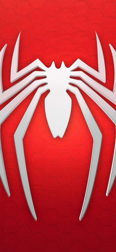 Fond d'écran iPhone Spiderman 4k Logo Background