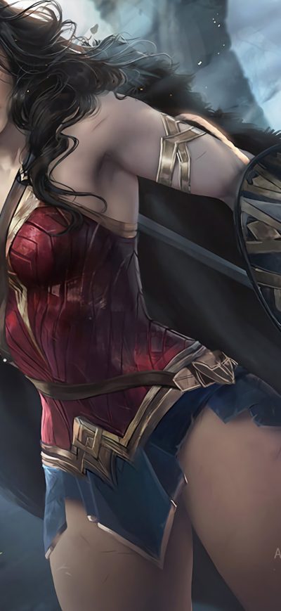 Fond d'écran iPhone Wonder Woman Amazing Artwork