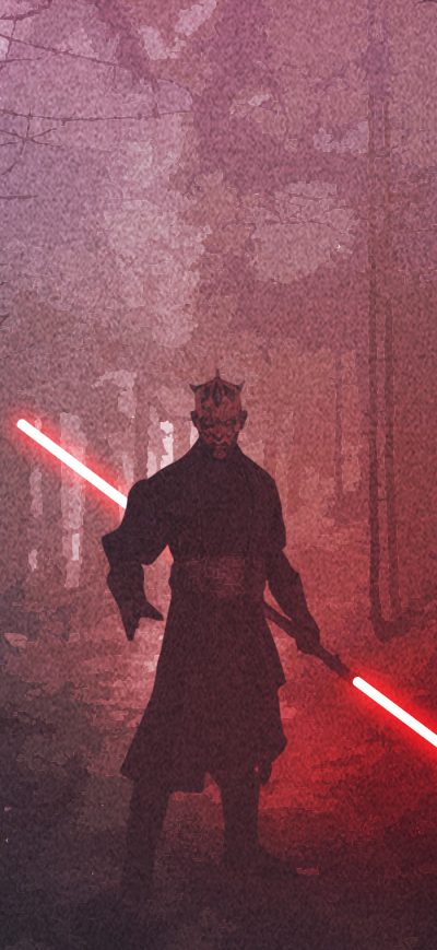 Fond d'écran iPhone Darth Maul Star Wars Fanart