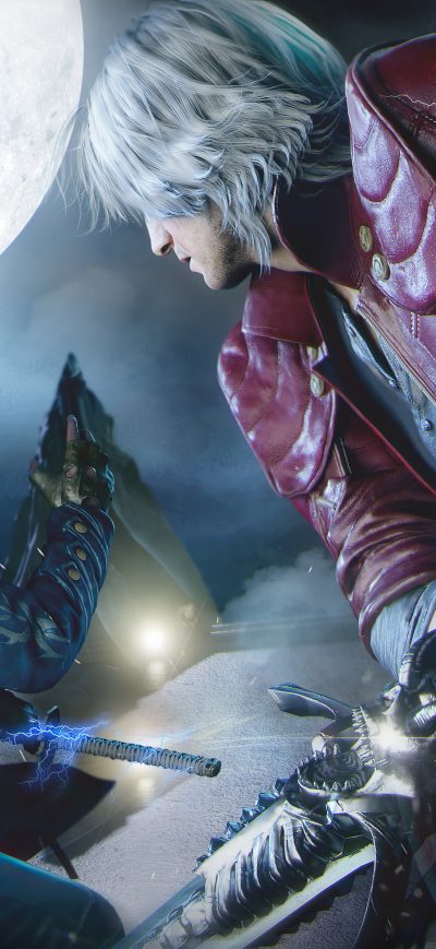 Fond d'écran iPhone Devil May Cry Dante 4k
