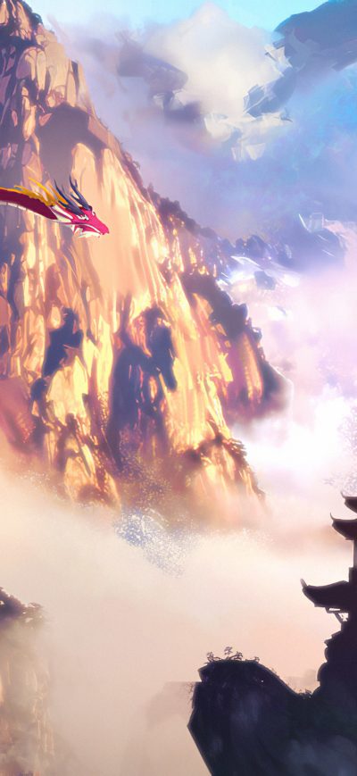 Fond d'écran iPhone Legend Of The Red Dragon 4k