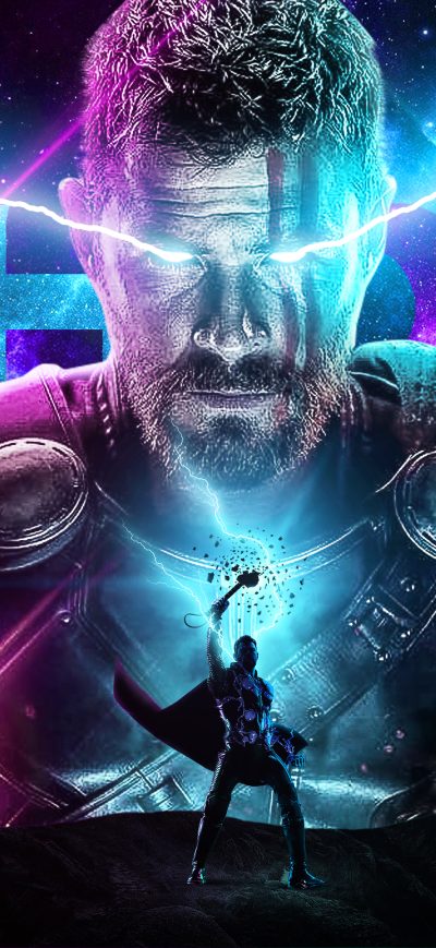 Fond d'écran iPhone Thor Behance Art