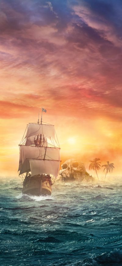 Fond d'écran iPhone Pirate Sail