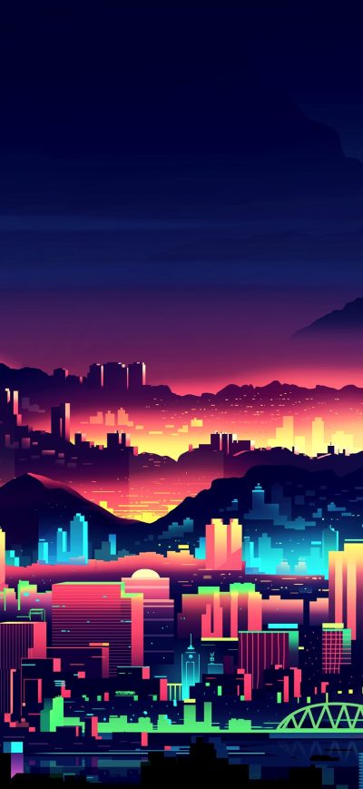 Fond d'écran iPhone Taipei City Taiwan Minimalist