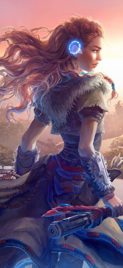 Fond d'écran iPhone Aloy Horizon Zero Dawn Game Artwork