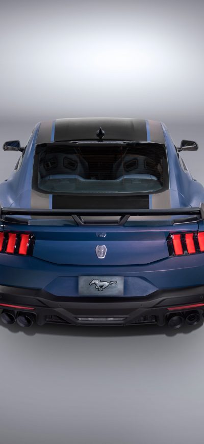 Fond d'écran iPhone 2024 Ford Mustang Dark Horse Rear