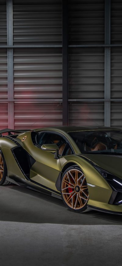 Fond d'écran iPhone Lamborghini Sian 2021 5k