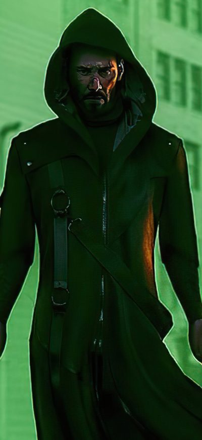 Fond d'écran iPhone Keanu Reeves The Matrix 4k