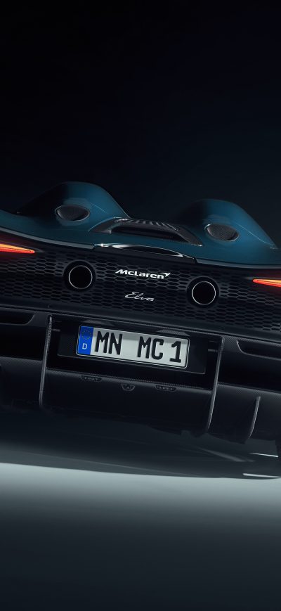 Fond d'écran iPhone 2023 Novitec McLaren Elva Rear