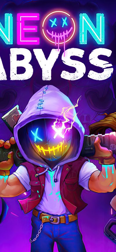Fond d'écran iPhone Neon Abyss Game 2020