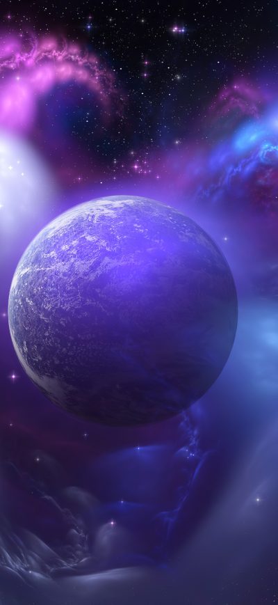Fond d'écran iPhone Blue Planet 4k