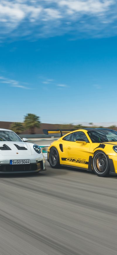 Fond d'écran iPhone Porsche 911 GT3 992 8k