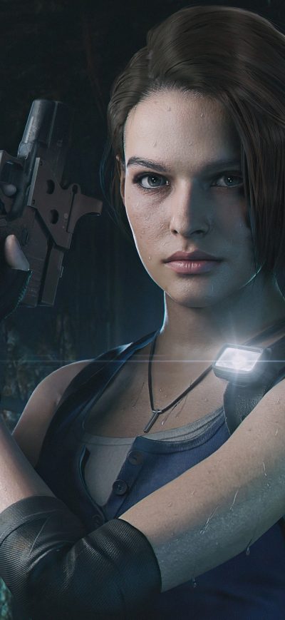 Fond d'écran iPhone Resident Evil Jill 4k