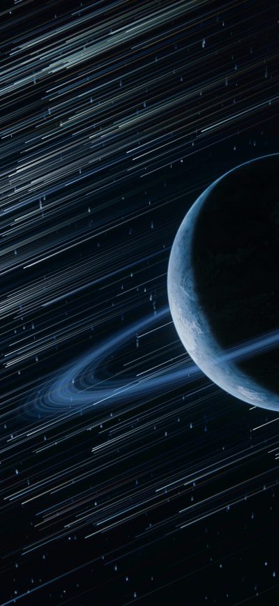 Fond d'écran iPhone Saturn 4k