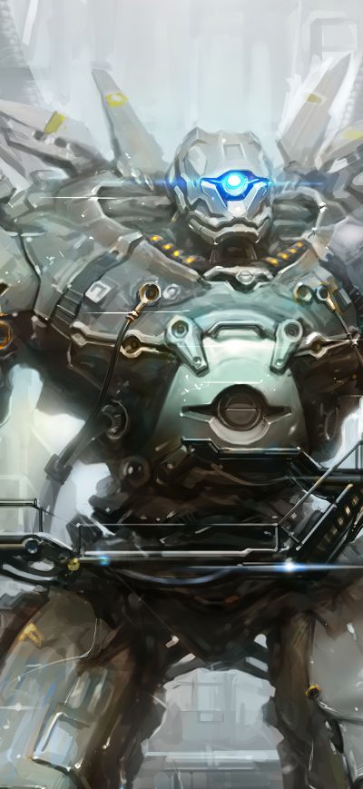 Fond d'écran iPhone Scifi Freaky Robot 4k