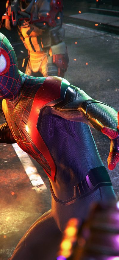 Fond d'écran iPhone Marvels Spider Man Miles Morales 2020 New