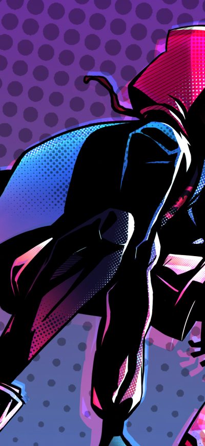 Fond d'écran iPhone 4k Miles Morales Art