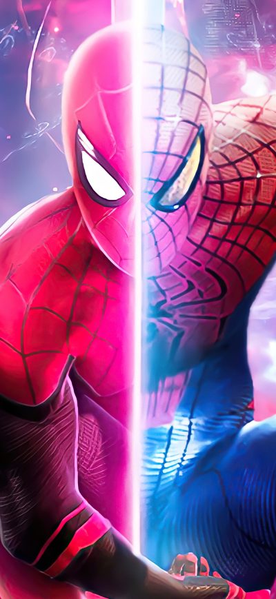 Fond d'écran iPhone Spiderverse Spiderman 4k
