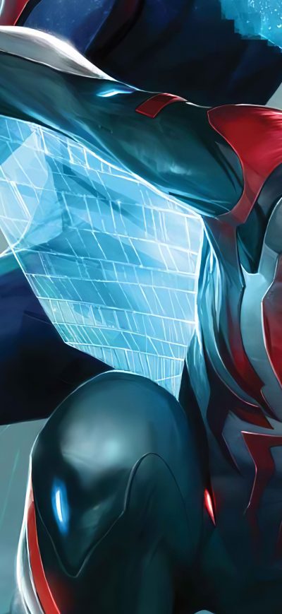 Fond d'écran iPhone Spider Man 2099 Artwork 4k