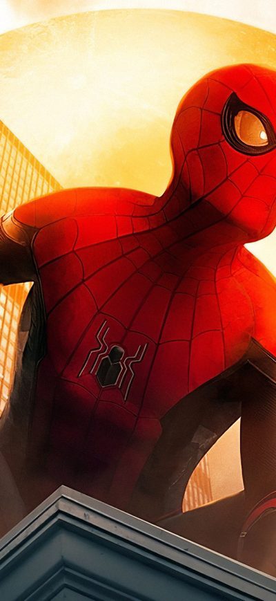 Fond d'écran iPhone Spiderman In New York Art