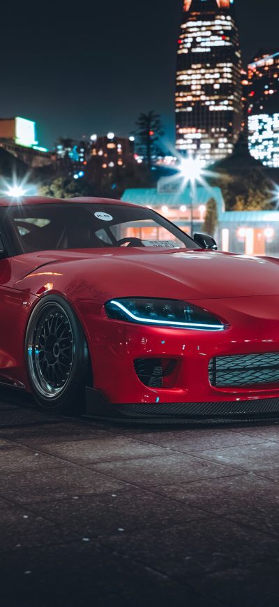 Fond d'écran iPhone Toyota Supra 2020 Tuned 4k