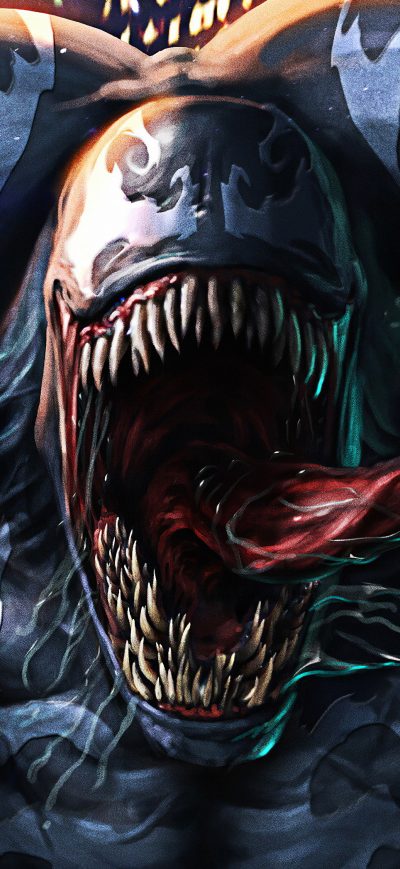 Fond d'écran iPhone Venom 4k Face New