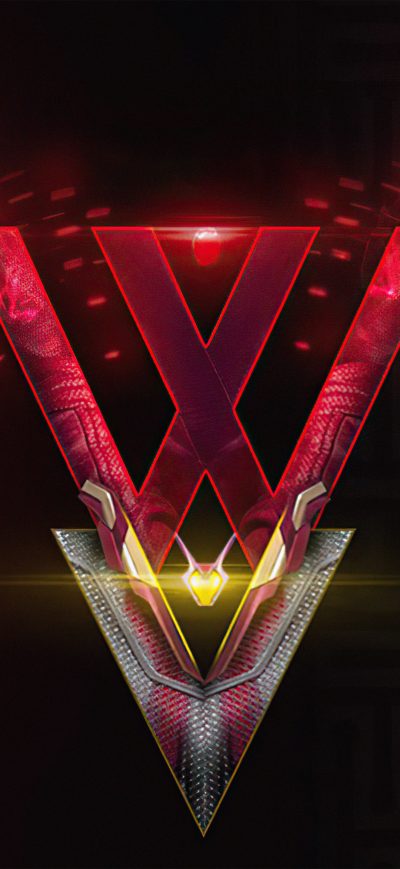 Fond d'écran iPhone Wanda Vision Tv Series Logo 5k