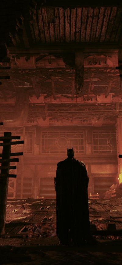 Fond d'écran iPhone Batman Destruction 4k