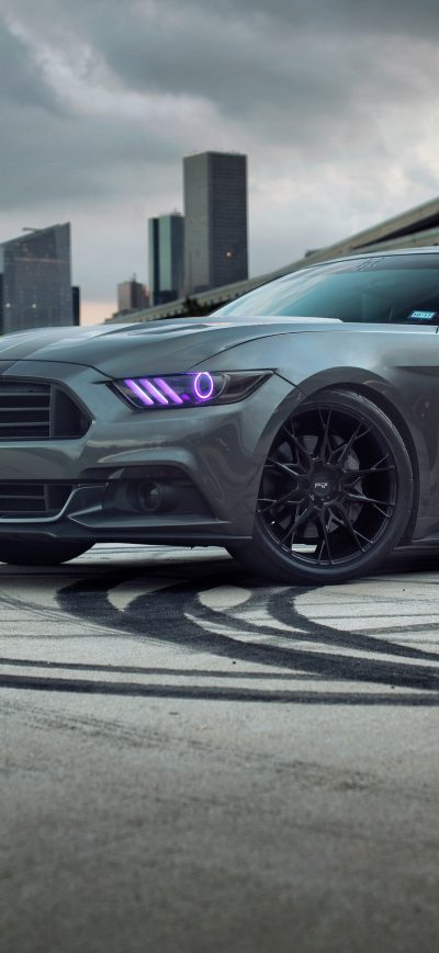 Fond d'écran Ford Mustang Angel Eyes 4k sur iPhone