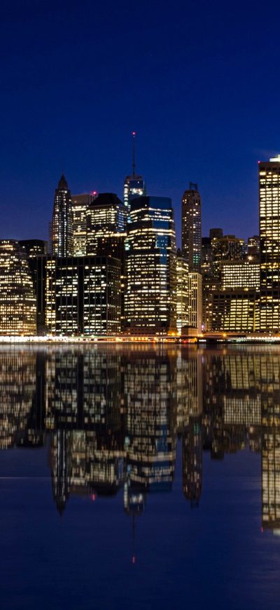 Fond d'écran iPhone Manhattan Night Skyline