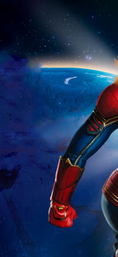 Fond d'écran iPhone Captain Marvel New 2019 Poster