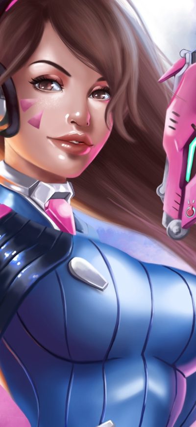 Fond d'écran iPhone Dva Overwatch Artworks