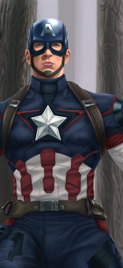 Fond d'écran iPhone Captain America Digital Artwork