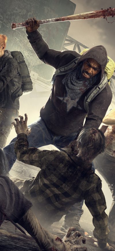 Fond d'écran iPhone Overkills The Walking Dead 5k