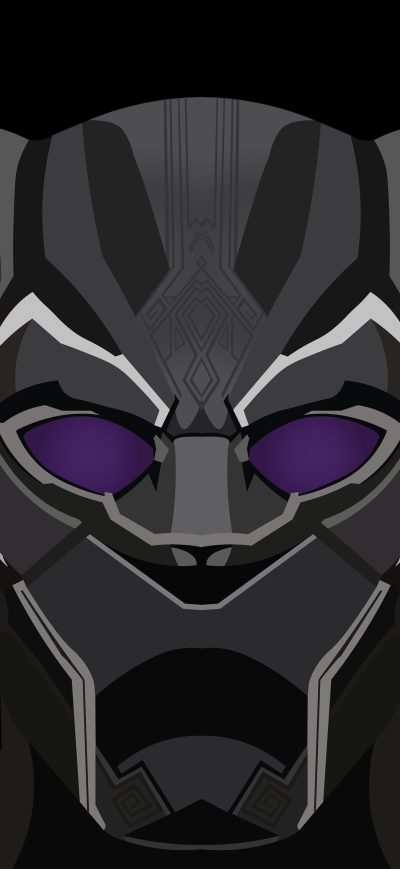 Fond d'écran iPhone Black Panther Illustration 5k