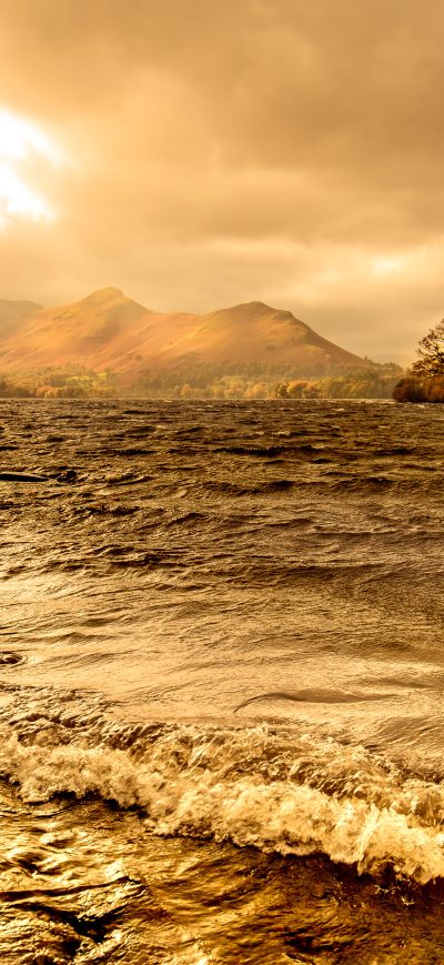 Fond d'écran iPhone Lake Windermere Autumn Season 4k
