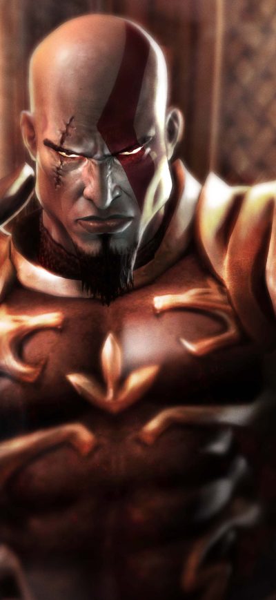 Fond d'écran iPhone Kratos In God Of War 5k