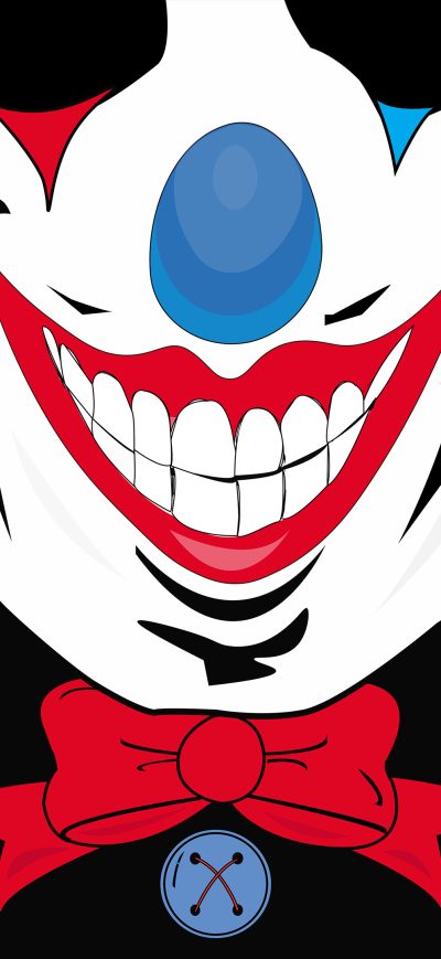 Fond d'écran Joker Minimalist Dark sur iPhone